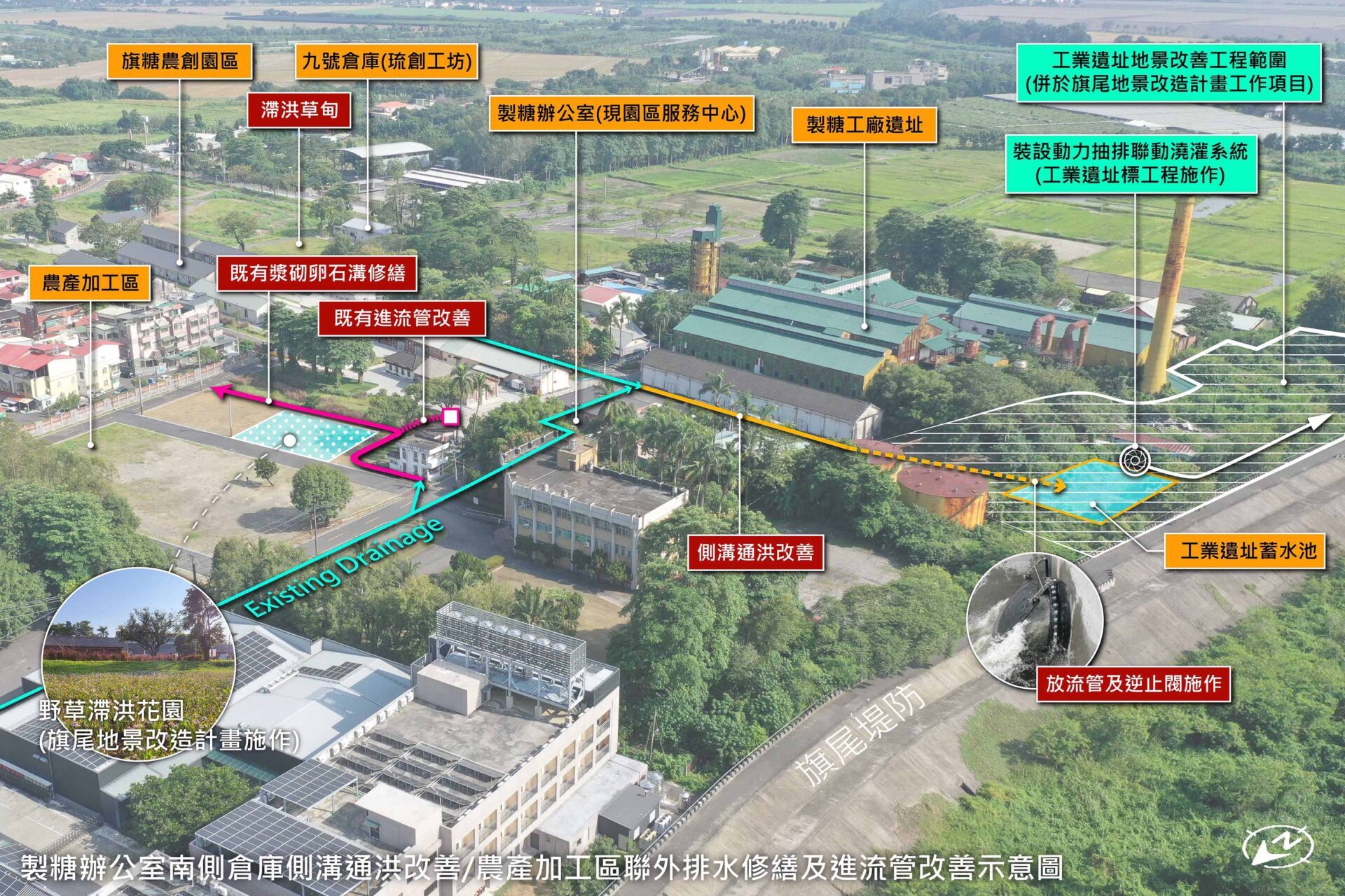 東九道之驛排水系統改善工程